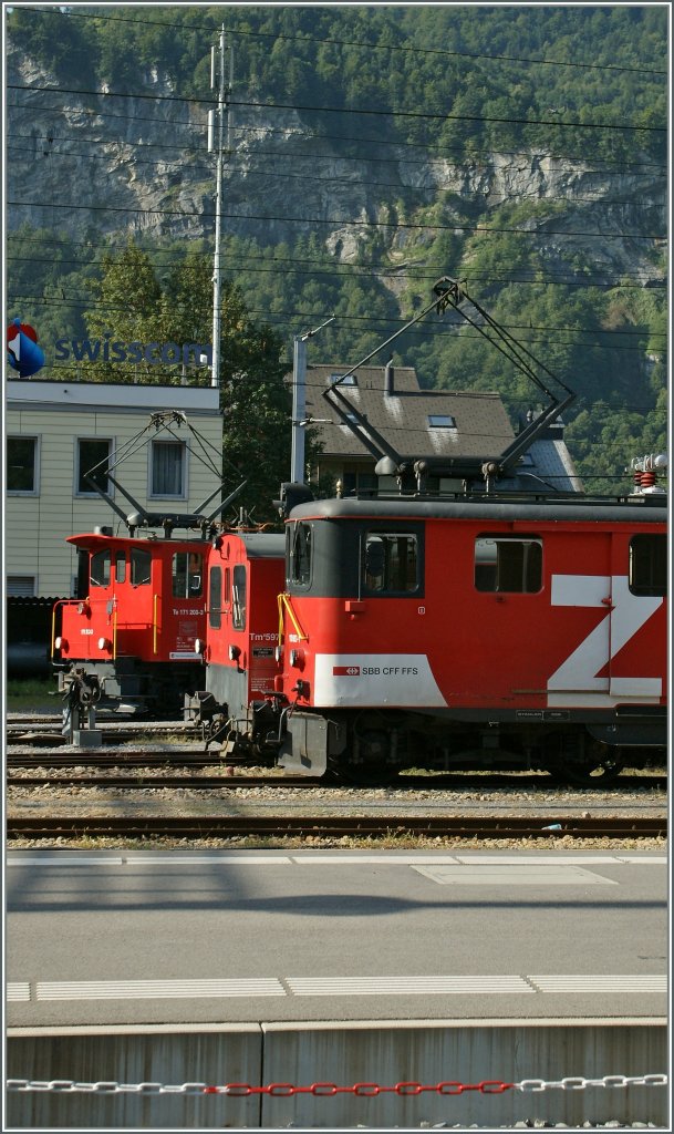 Br�nigbahn Ambiente im  zentralbahn -Look. 
20. August 2012