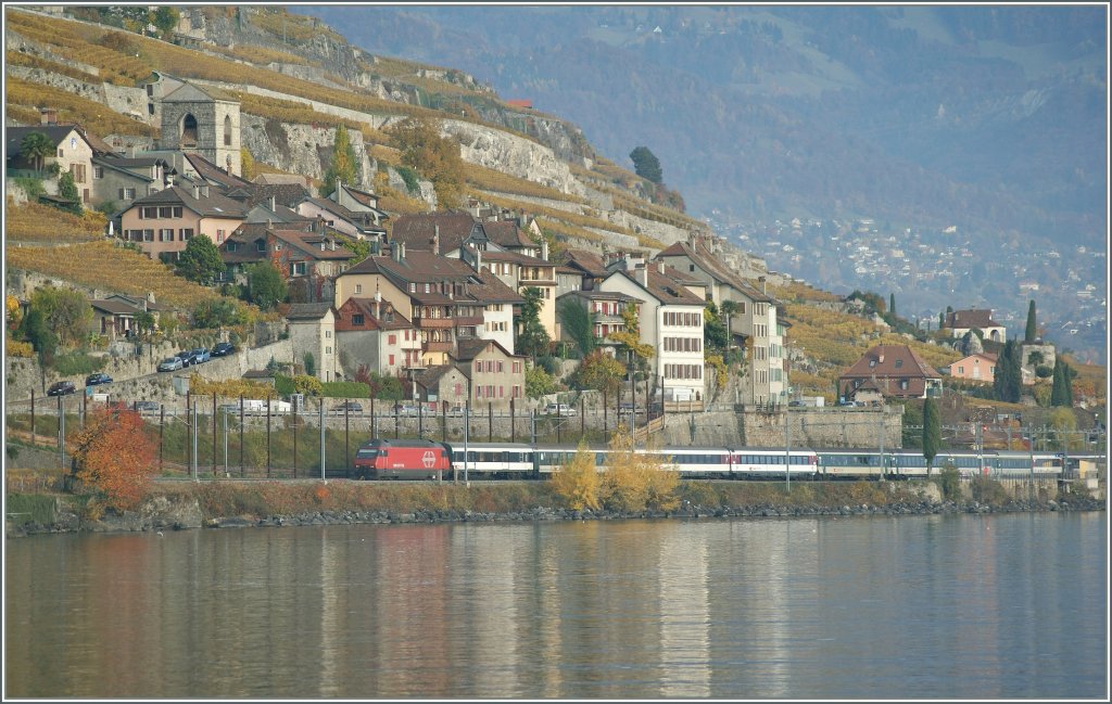 Bunter Herbst im Lavaux bei St Saphorin.
4. Nov. 2010