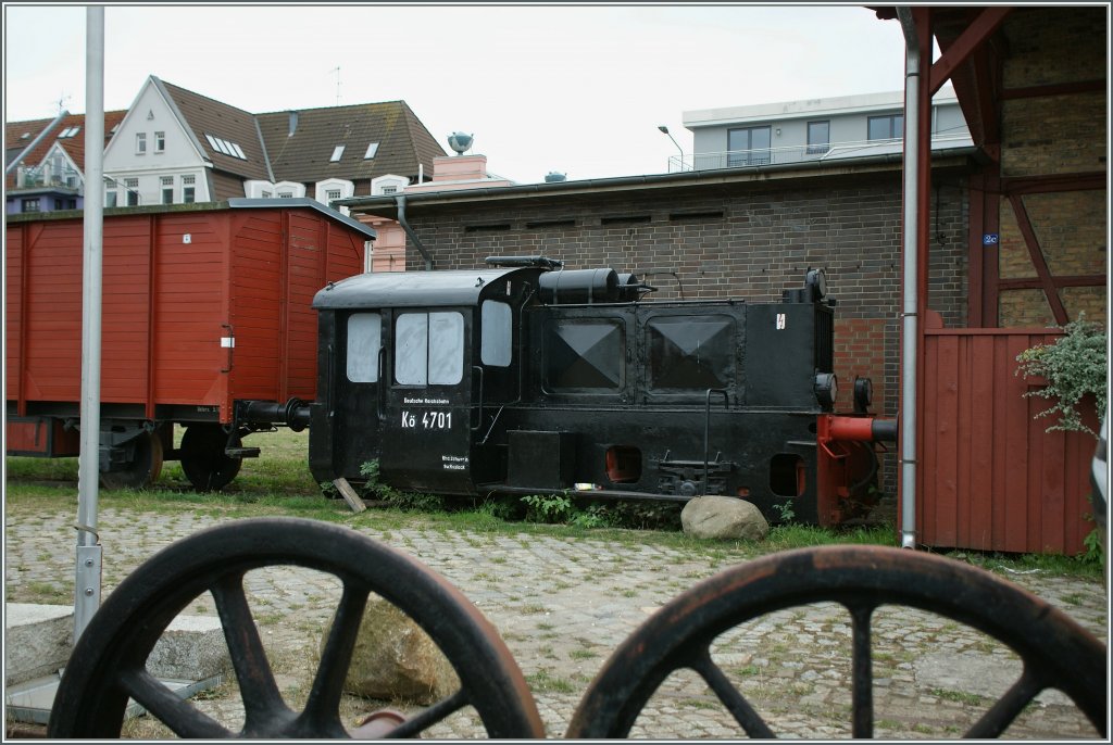 Die abgestellte K� 4701 in Rostock Stadthafen.
18. Sept. 2012
