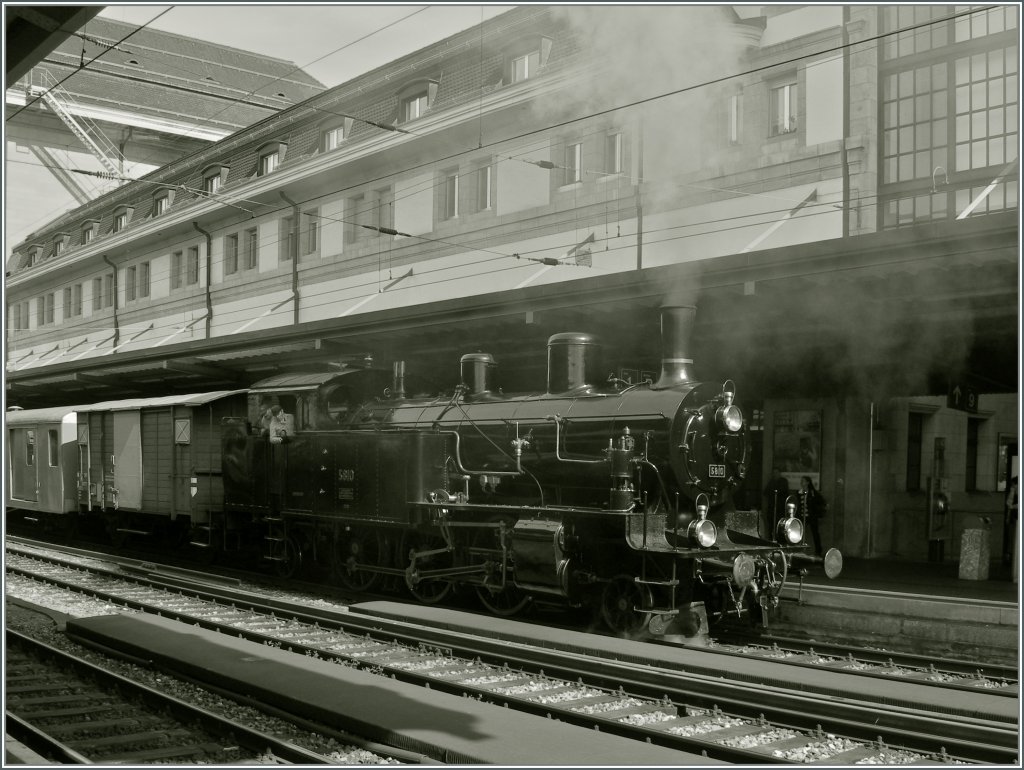 Die Eb 3/5 5810 in Lausanne.
18. Mai 2013