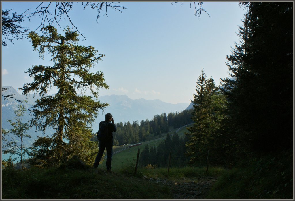 Ein Fotograf und das Motiv.
(10.09.2012)