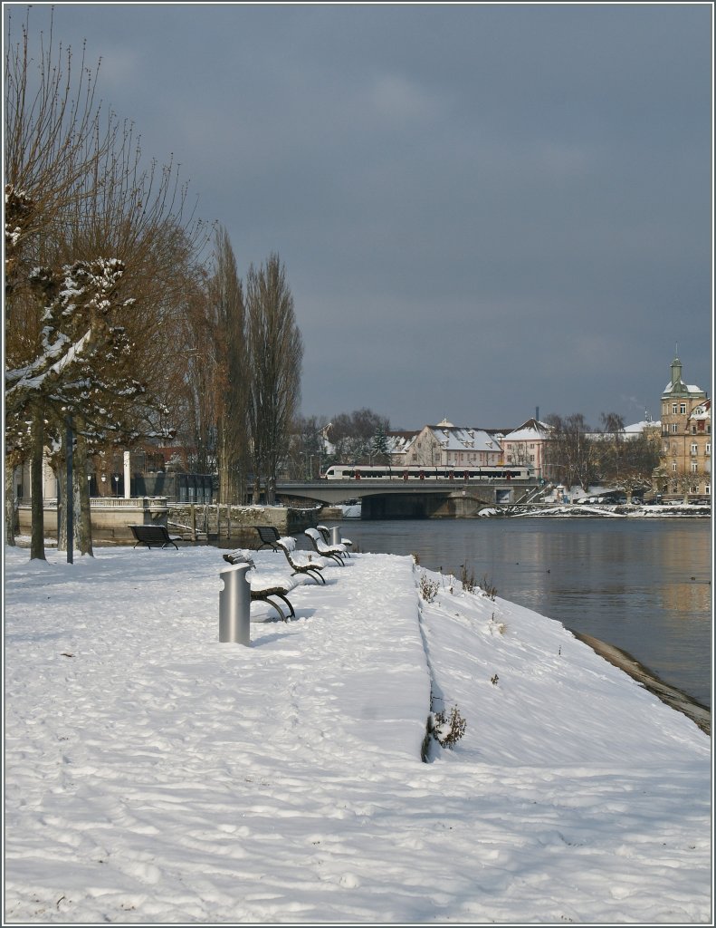 Ein Seehas erreicht in K�rze seinen Zielbahnhof Konstanz. 
8. Dez. 2012