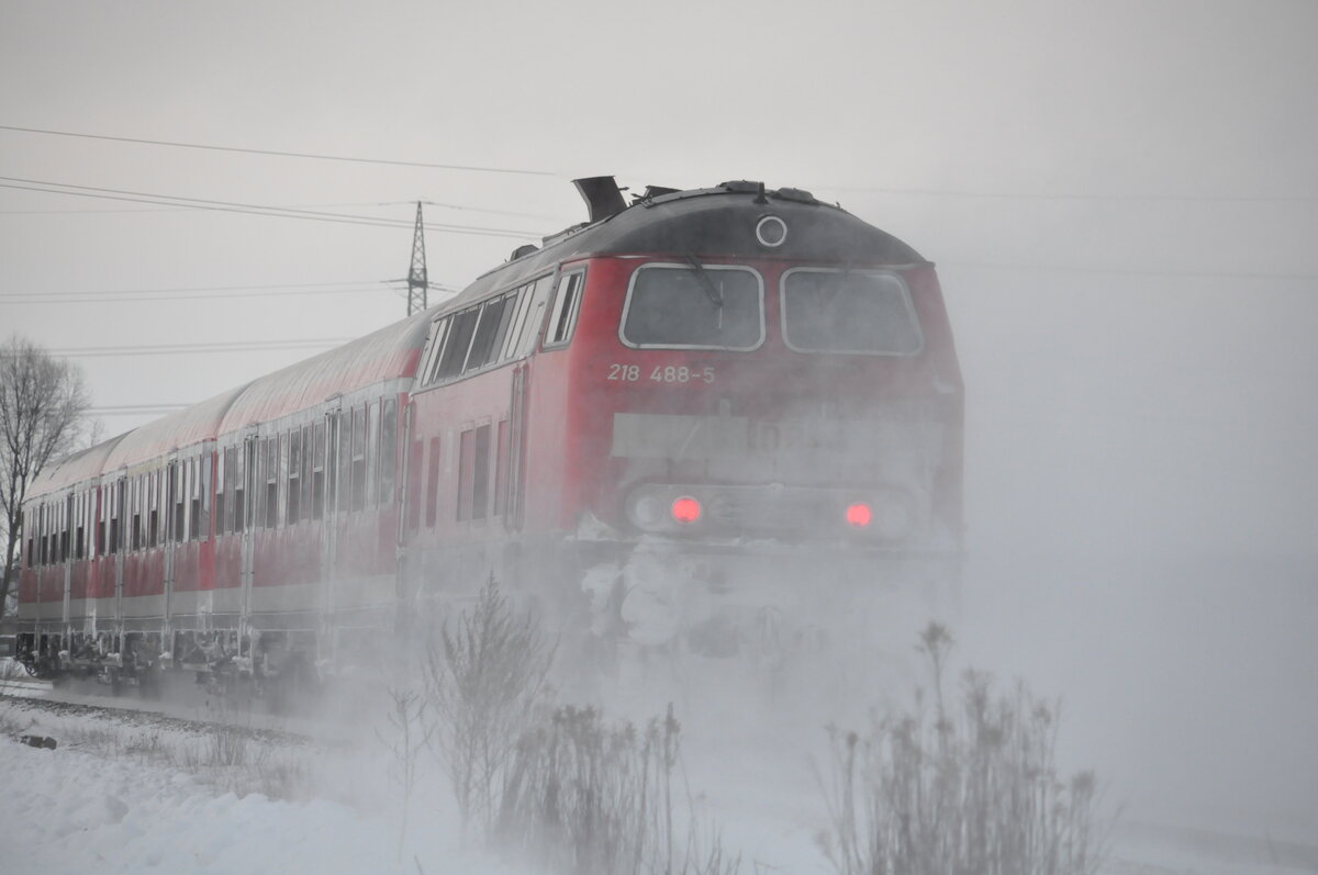 218 488-5 in Bellenberg am 31.01.2010.