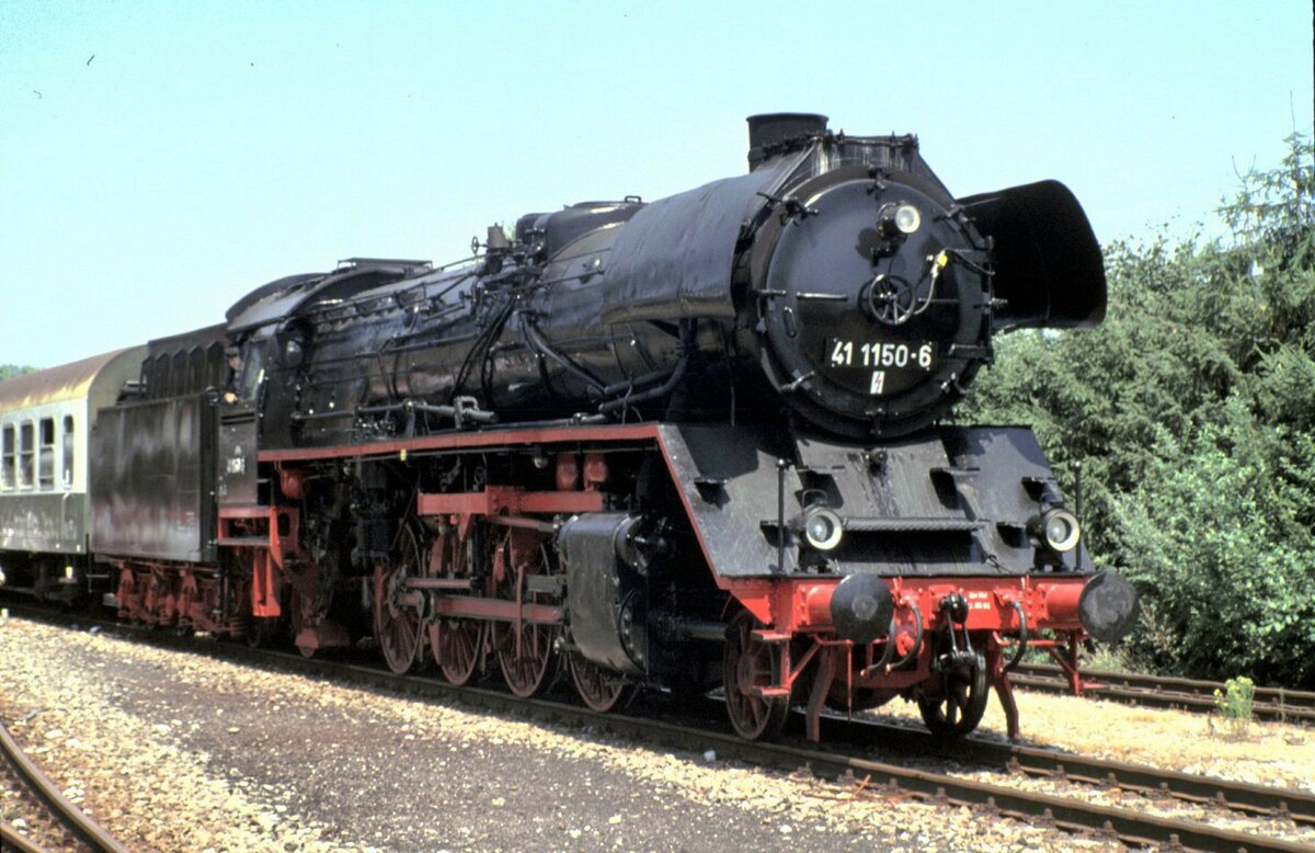 41 1150-6 in Nördlingen im Juli 1994.