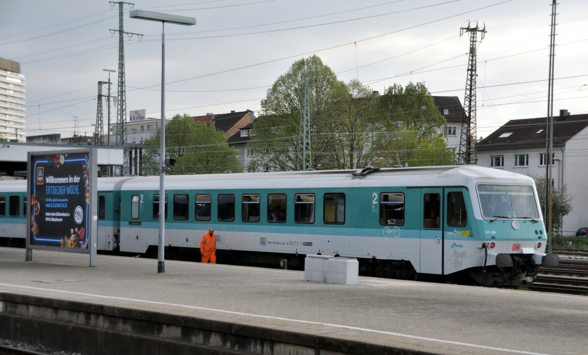 628 486-2 mit Namen  Maria  in Ulm am 30.04.2022.