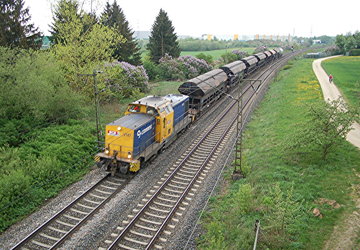 Connex V 147 in Neu-Ulm Pfuhl am 30.04.2009.