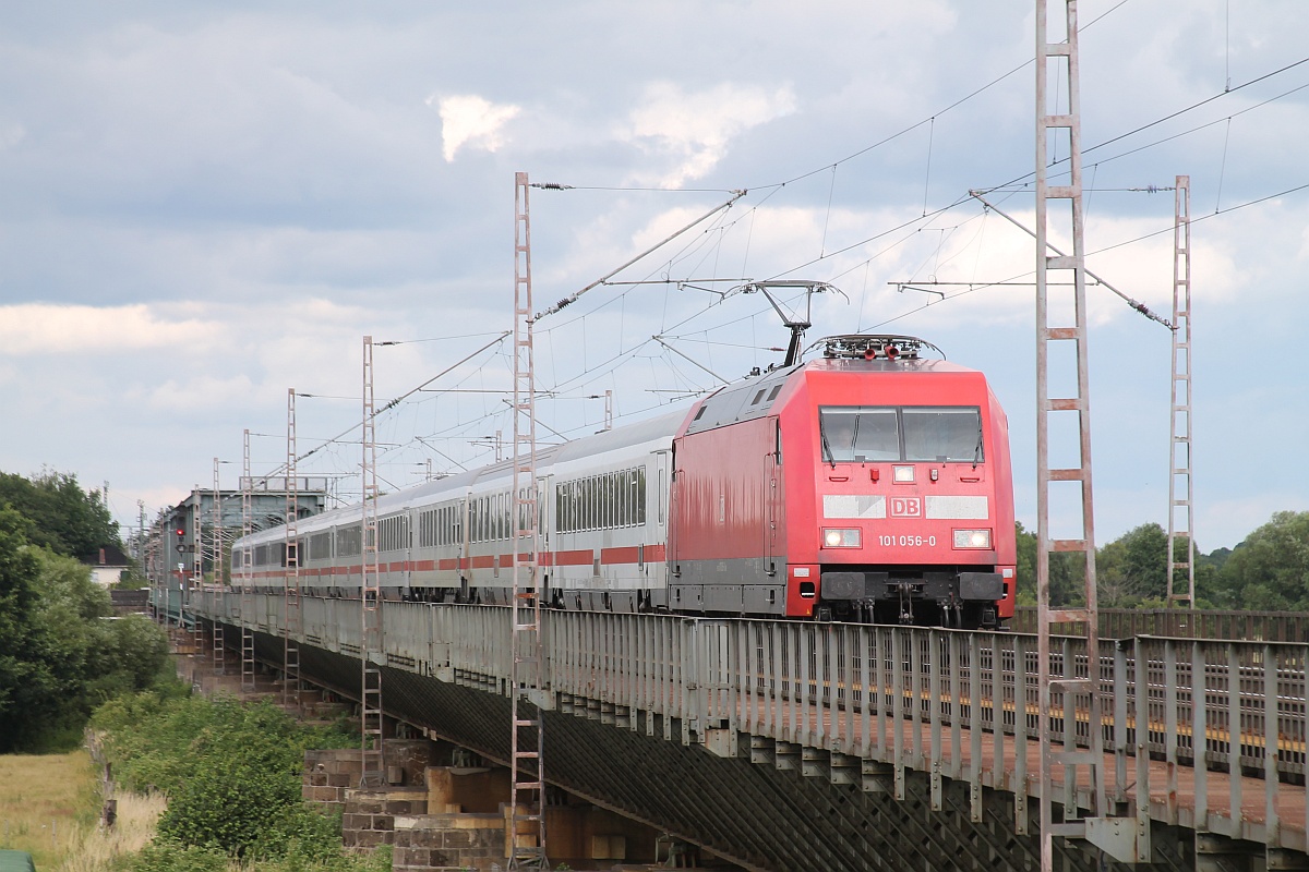 DB 101 056-0 Weserbr�cke bei Dreye 12.07.2020