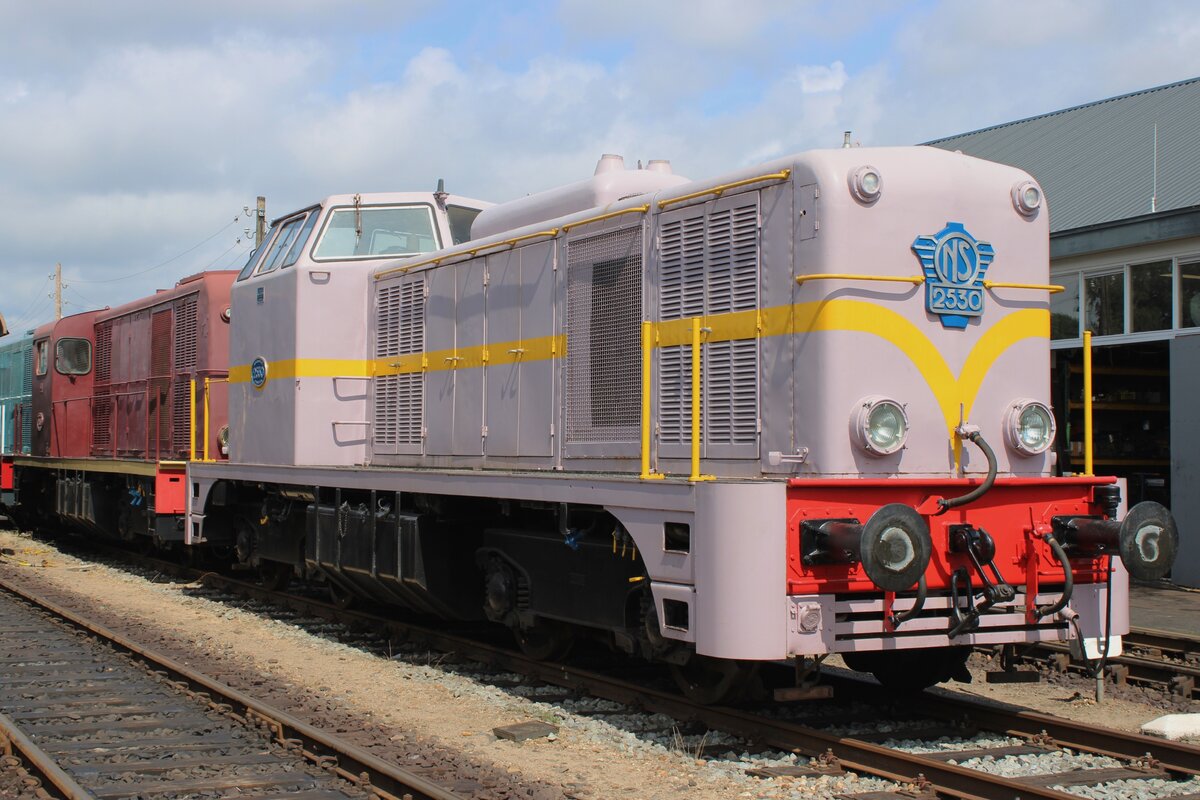 Der Bisschof 2530 steht am 28.Juli 2023 ins Bw Beekbergen w�hrend ein Tagesfahrt der VSM Dieren-Beekbergen-Dieren.