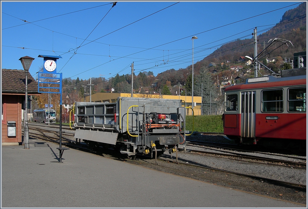 Der MOB X 66 in Blonay.
2. Dez. 2016 