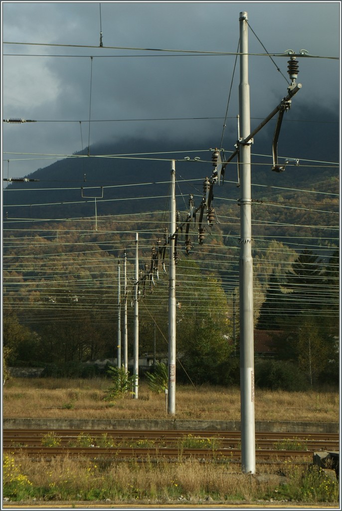 Der neue Rangier- und Grenzg�terbahnhof Domo II bescherreten dem Bahnhof Domodossola eine beschauliche Ruhe.
31. Okt. 2013