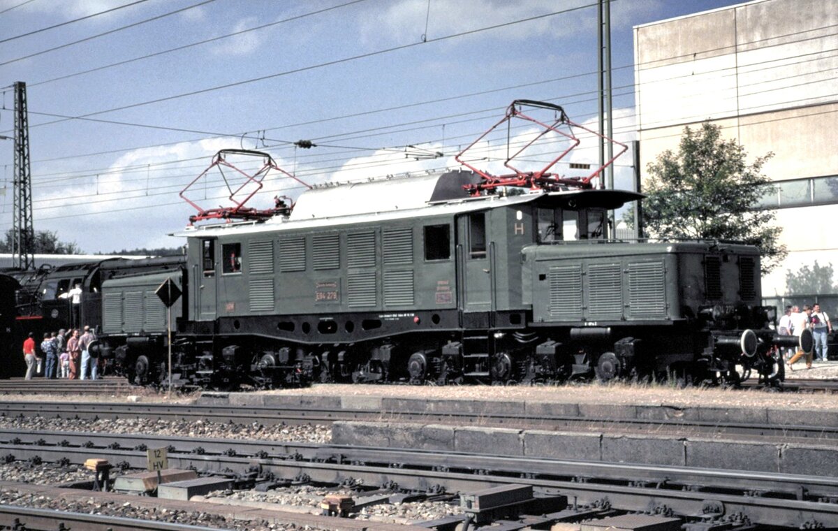 E 94 279 in Amstetten im Juli 1991.