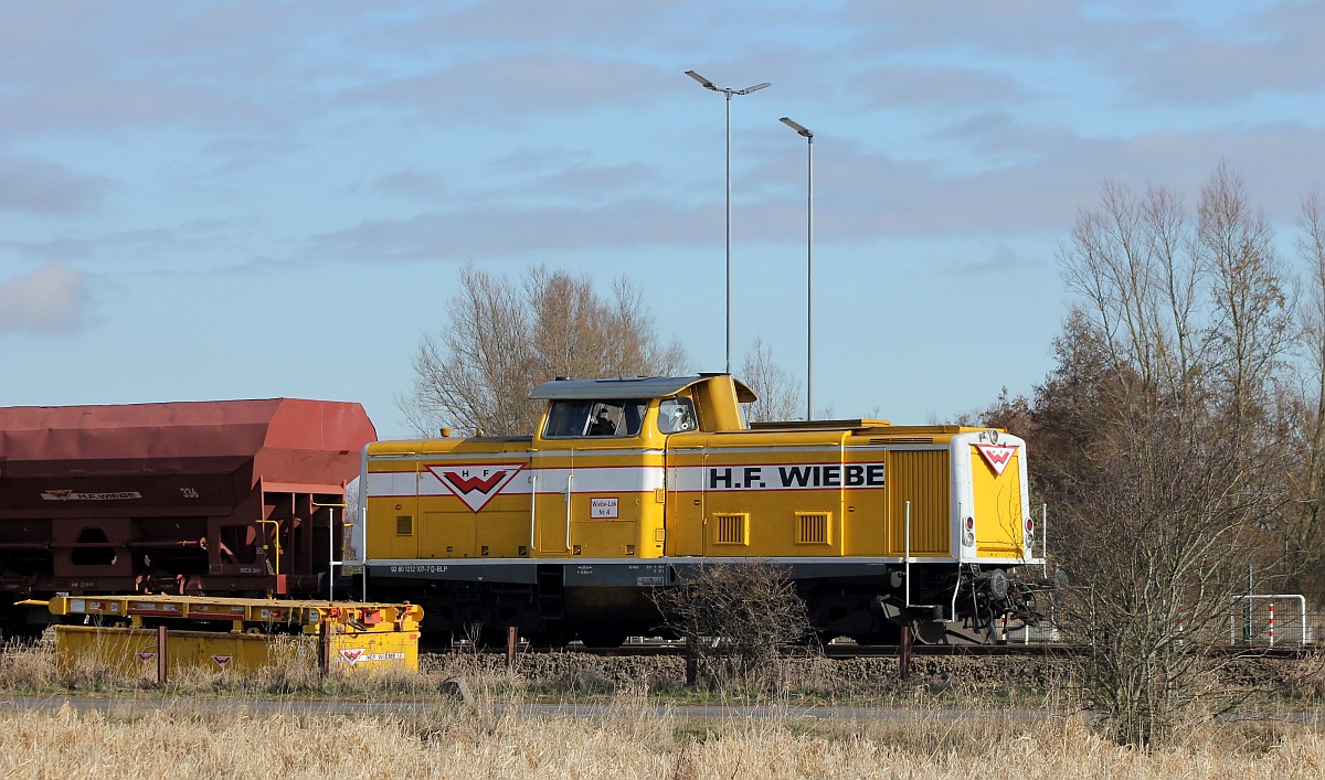 H.F Wiebe Lok 4, 212 107-7, REV/LS X/31.01.18, Niebüll 19.03.2021 II