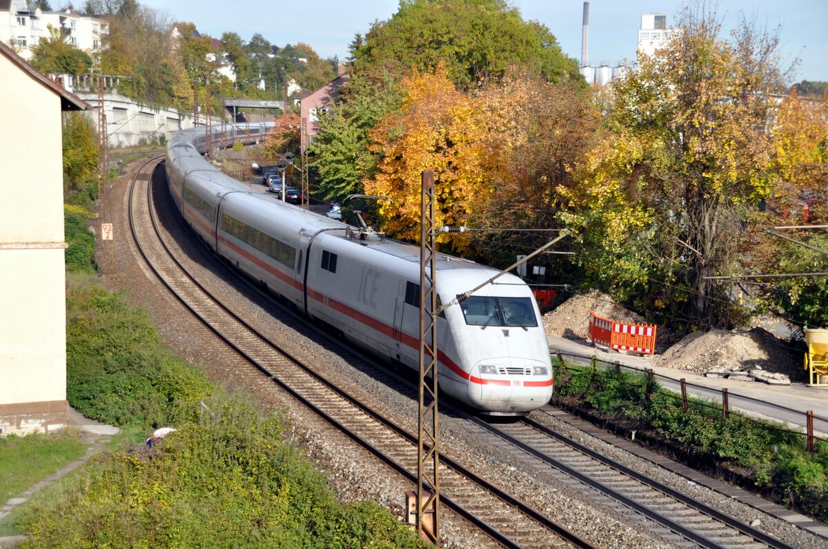 ICE 1   401 059-1 in Ulm am 18.10.2012.