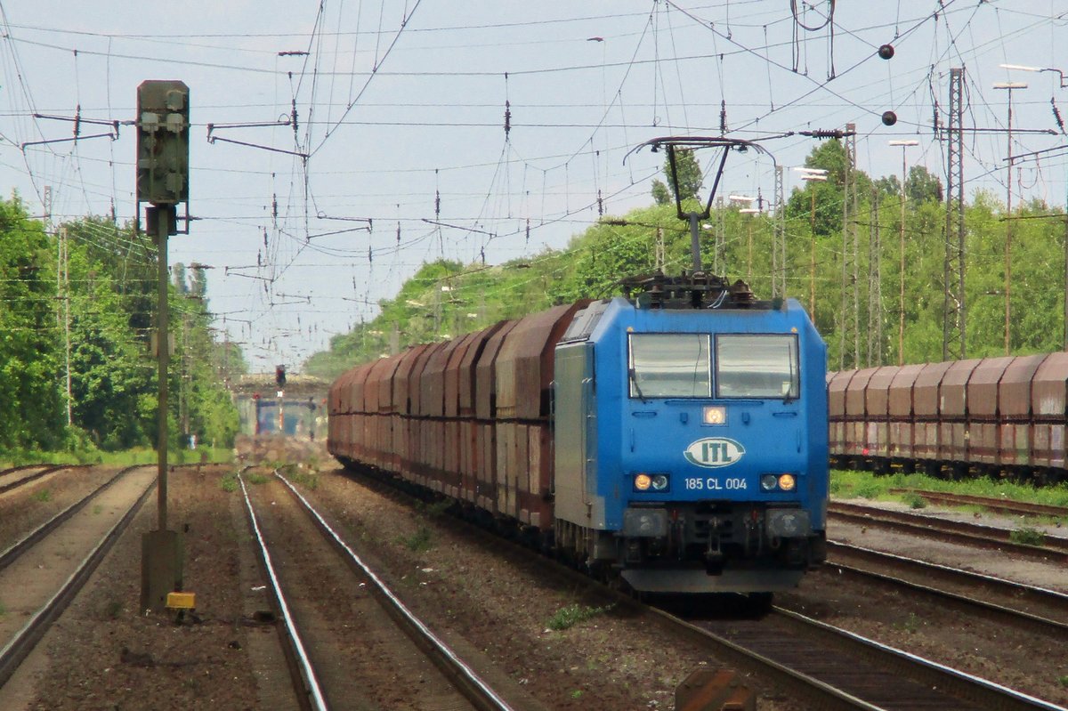 ITL 185 CL-004 durchfahrt am 22 Mai 2017 Recklinghausen S�d.
