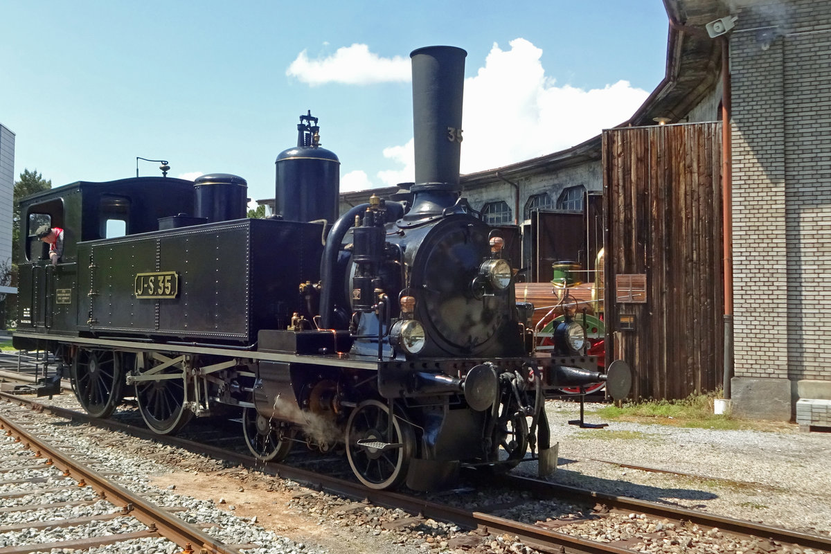 JS-35 steht am 26 Mai 2019 ins Bw von Brugg AG.