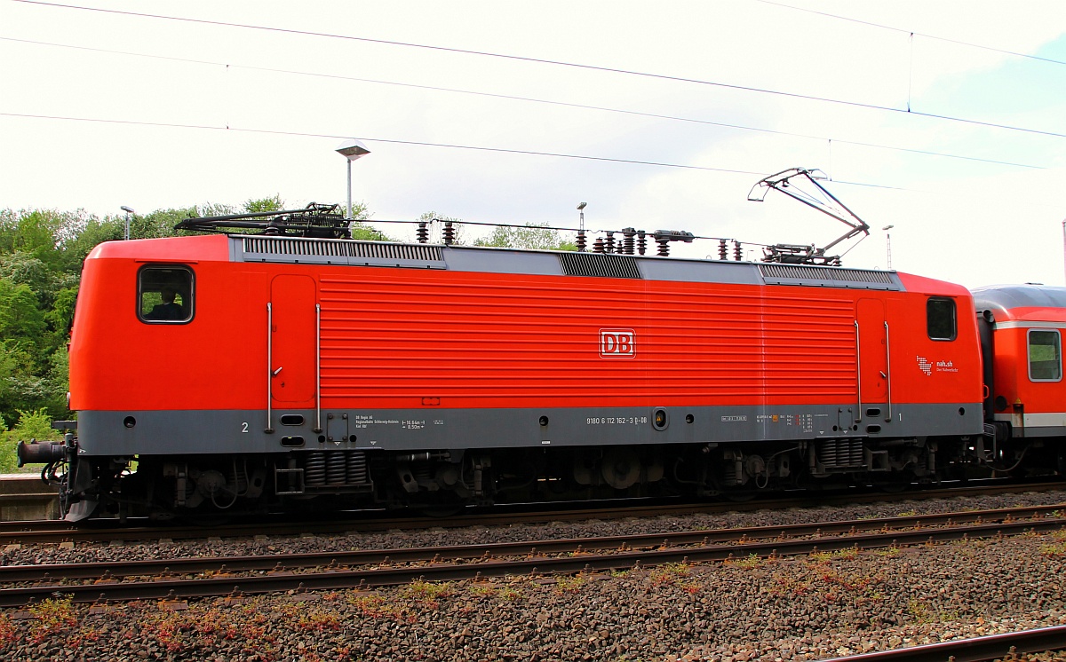 Neuzugang in Kiel No.2: DB 6112 162-3(REV/LDX/11.06.10)mit RB 21069 nach Neumünster. Schleswig 13.05.2014