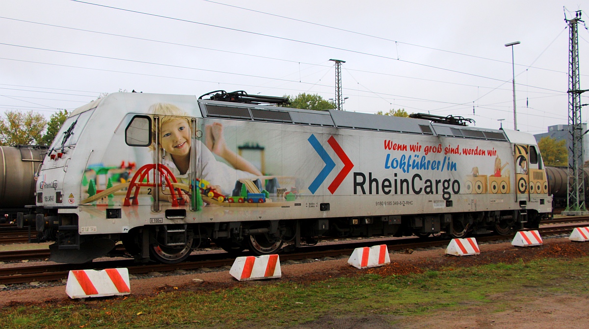 Rhein Cargo 185 349-8, REV/LD X/19.12.16, Verl/ADAM/05.10.23, Hohe Schaar 29.10.2022 II