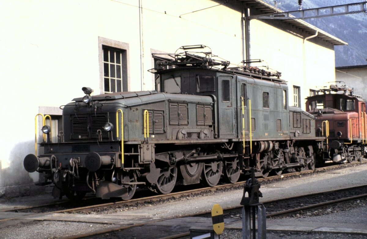 SBB Be 6/8 II Nr.13 256 in Erstfeld am 11.09.1980.