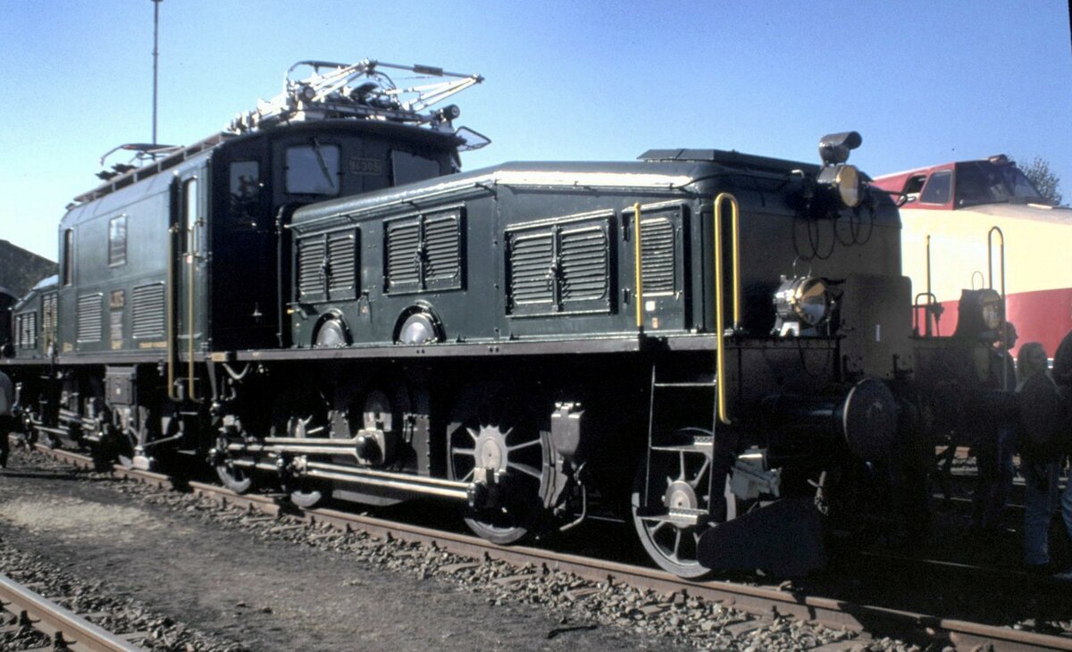 SBB Ce 6/8 III Nr.14 305 beim Jubiläum 100 Jahre DB Museum Nürnberg am 16.10.1999.