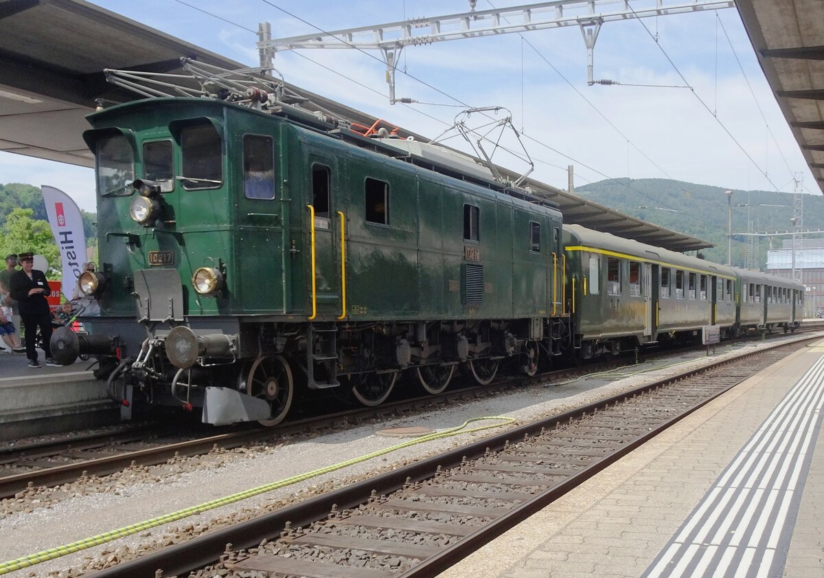 SBB Historic 10217 steht am 21 Mai 2022 in Olten.