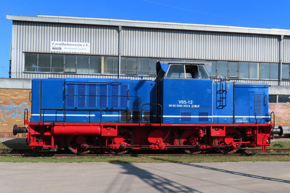 Tag der Schiene 16 September 2023 ins bw Landshut (Bay): V65-12 der Bayerische Localbahn steht dessen Tag ins Bw, das f�rs Publikum offengesteld war.
