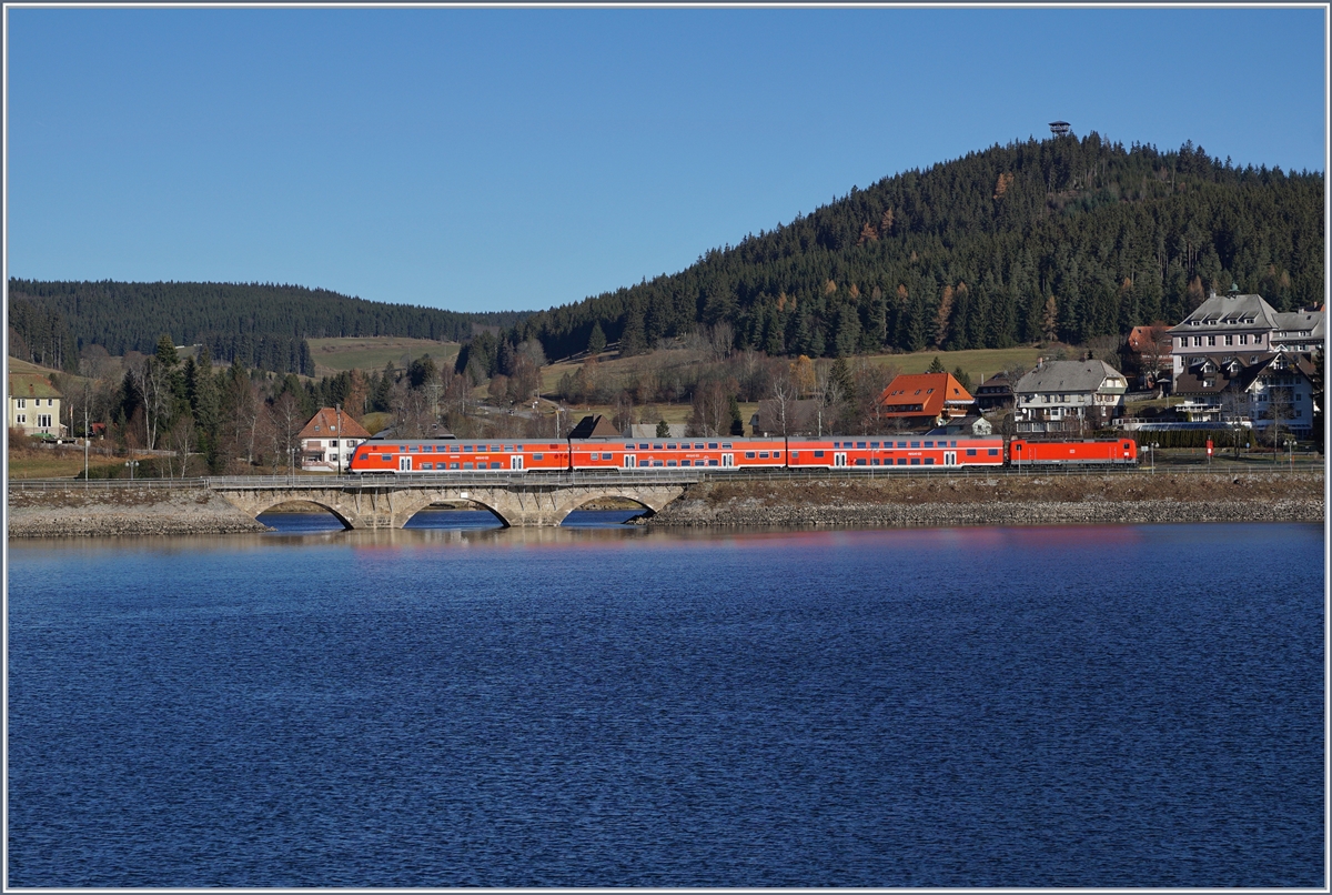 Und weiter geht die Fahrt, Richtung Freiburg. 
Schluchsee, den 29. Nov. 2016