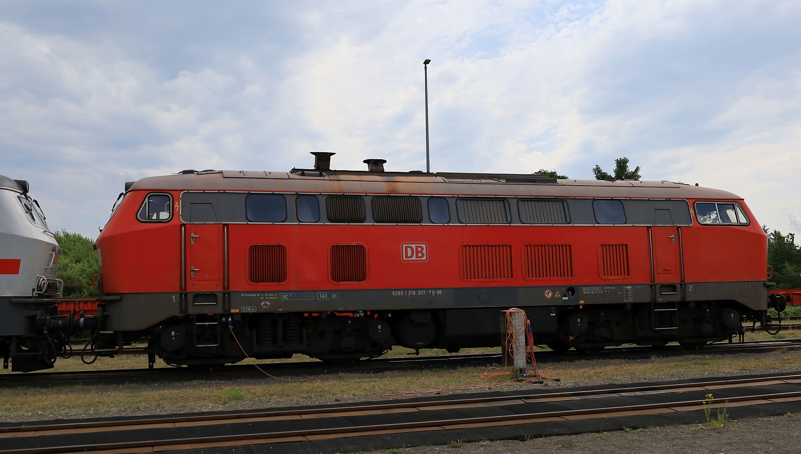 DB 218 307-7, REV/HB X/07.09.18, Verl/ANB/27.11.25. Niebüll Bw 20.07.2025
