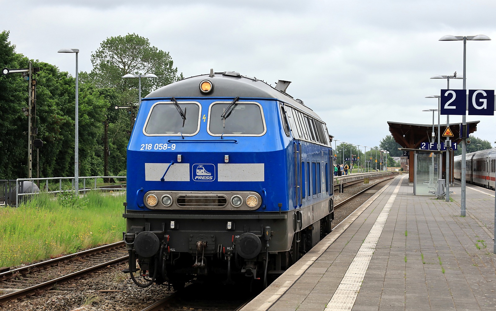 PRESS 218 058-9 oder 218 412-5 in Nieb�ll. 03.06.2024