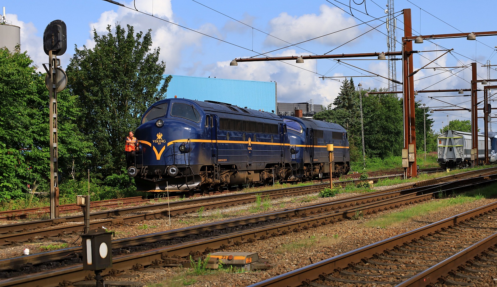 Viking Rail MY 1146 und MX 1029, Pattburg 14.07.2023