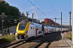Triebzug M7, gebaut von Bombardier, (jetzt Alstom), wird seit 2018 an die SNCB ausgeliefert, sie k�nnen mit Selbstfahrenden Triebz�gen oder mit E-Loks gekoppelt werden.