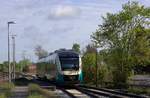 Arrivas AR 2048 verschwand dann Richtung S�derl�gum/D�nemark. Nieb�ll 17.05.2020