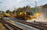 Ich war �berrascht, wie weit man an der Baustelle im Bahnhof Betzdorf/Sieg noch einem Tag wieder war....