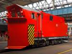 Der m�chtige Schneepflug 80-80-970 5 015-3 (ex 80 50 979 4 212-4) der Bauart Meiningen W (Baureihe 855, bzw.