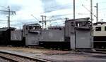 DB Klima Schneepfl�ge38 80 6 74 3 068-7 im BW M�nchen Hbf am 27.06.1982.