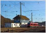 Das Stellwerk Dillenburg Fahrdienstleiter (Df) am 24.02.2014.