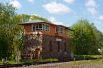   Das Stellwerk Altenkirchen West (Aw) am 10.05.2013.