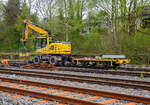 Arbeit an der Signaltechnik (Verlegung neuer Balkenz�ge) im Bereich vom Bahnhof Herdorf am 02.05.2023.