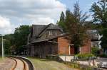 Der Bahnhof Hachenburg am 17.08.2011.