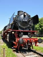 41 018 im Bahnpark Augsburg am 26.06.2022.