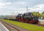   Dampfspektakel 2018 - Die 52 8154-8 vom EMBB - Eisenbahnmuseum Bayerischer Bahnhof e.V.