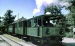 Dampftrambahn in Prien am 20.06.2000.