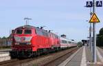RP 218 402 und die neue Gastlok 218 417 mit dem IC 2311.