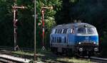 SEL 218 002-4 zur Zeit im Einsatz bei RDC hier auf Rangierfahrt in Nieb�ll. 28.05.2026