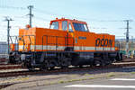   Die LOCON 215 (92 80 1214 005-1 D-LOCON) der LOCON Logistik & Consulting AG, ex DB 262 005-2 (NVR: 92 80 1214 005-1 D-ALS), ex DB 212 250-5, ex DB V 100 2250, abgestellt am 25.03.2017 beim