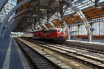 Die DB 218 431-5 (92 80 1218 431-5 D-DB) der DB Regio AG / DB Gebrauchtzug steht am 21 April 2026, mit dem RE 2 von L�beck Hbf nach Bad Kleinen, im Hauptbahnhof L�beck bereit.

Die V 164 wurde 1978 von der Friedrich Krupp AG in Essen unter der Fabriknummer 5397 gebaut und als 218 431-5 an die Deutsche Bundesbahn geliefert.