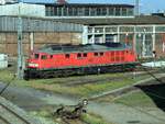 232 388-9 in Ulm an der Drehscheibe im Bw am 10.04.2014.