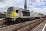 Am 31 Mai 2019 steht Voith-Maxima 263 006 in Nördlingen.