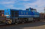   Die G1206-SP-021 der SLG - Spitzke Logistik GmbH abgestellt am 02.09.2012 beim ICE-Bahnhof Montabaur.