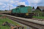 Eiffage 293 514 steht am 24 Juli 2025 in Praest.
