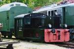 Thüringer Eisenbahnfreunde Köf 100 955 steht am 30 Mai 2010 ins Bw Weimar bei der Lokschuppen.
